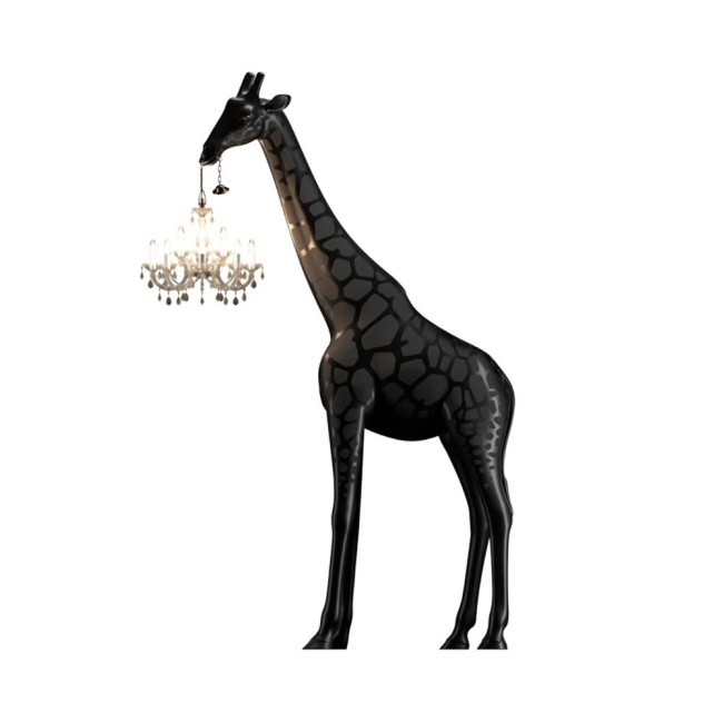 Qeeboo lampada Giraffa In Love M black