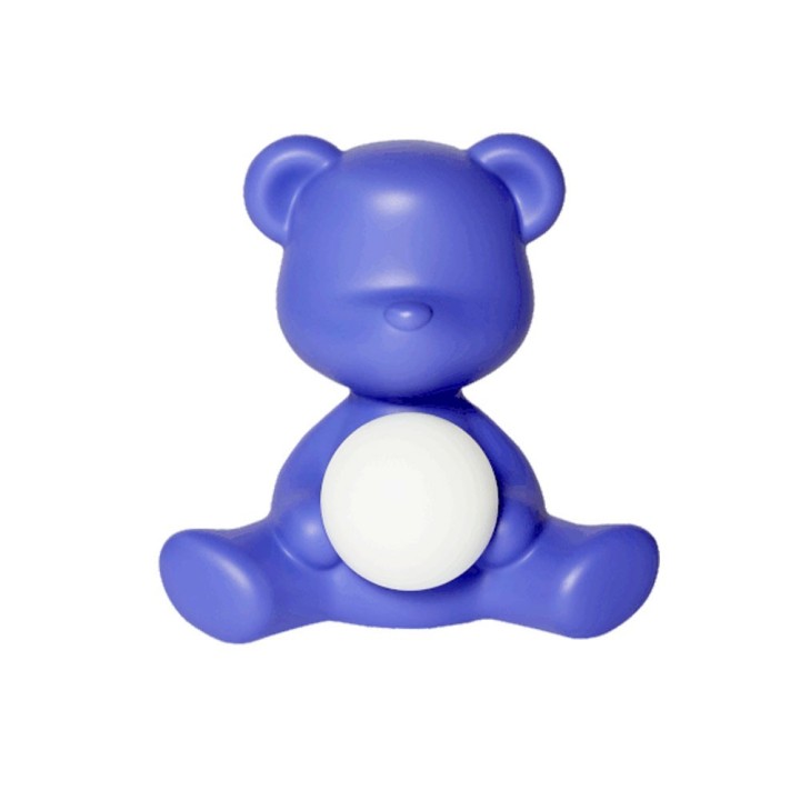 Qeeboo Teddy Girl LED ricaricabile viola