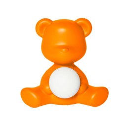 Qeeboo Lampada da tavolo Teddy Girl arancione