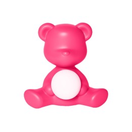 Qeeboo Teddy Girl LED ricaricabile fucsia