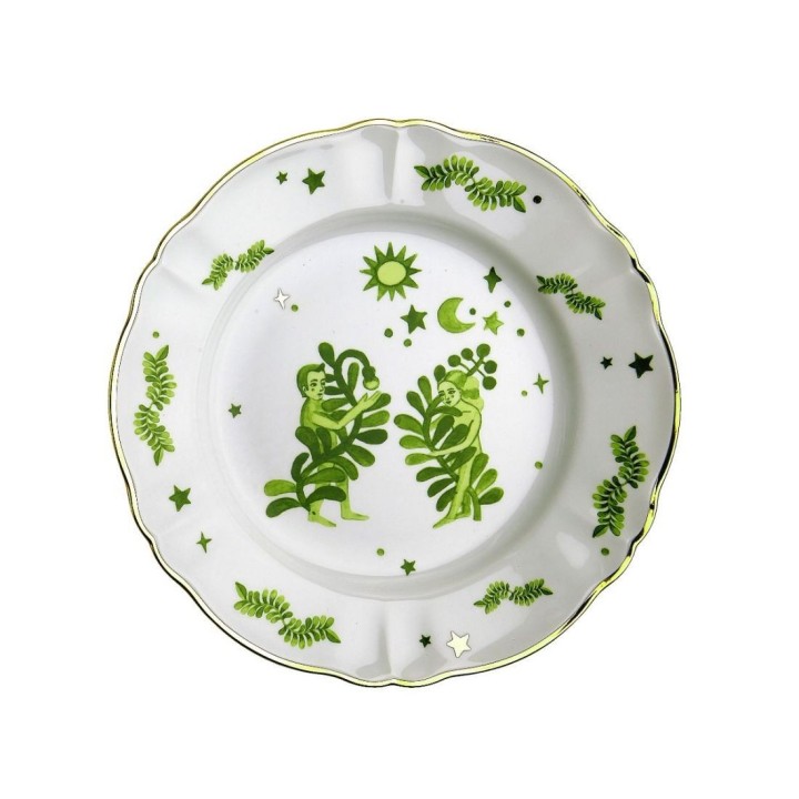 Bitossi Home Piatto piano floreale Ø 26,5 cm