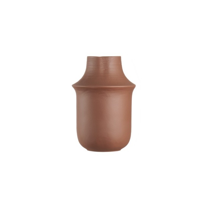 L'Oca Nera Vaso medio ceramica marrone 26 cm
