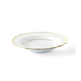 Bitossi Home Piatto fondo doppio filo oro Ø 23 cm