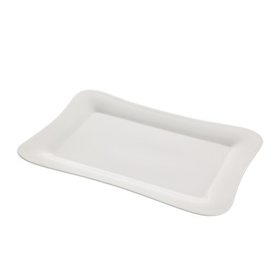 VASSOIO PORCELLANA ALLORO 41x29CM