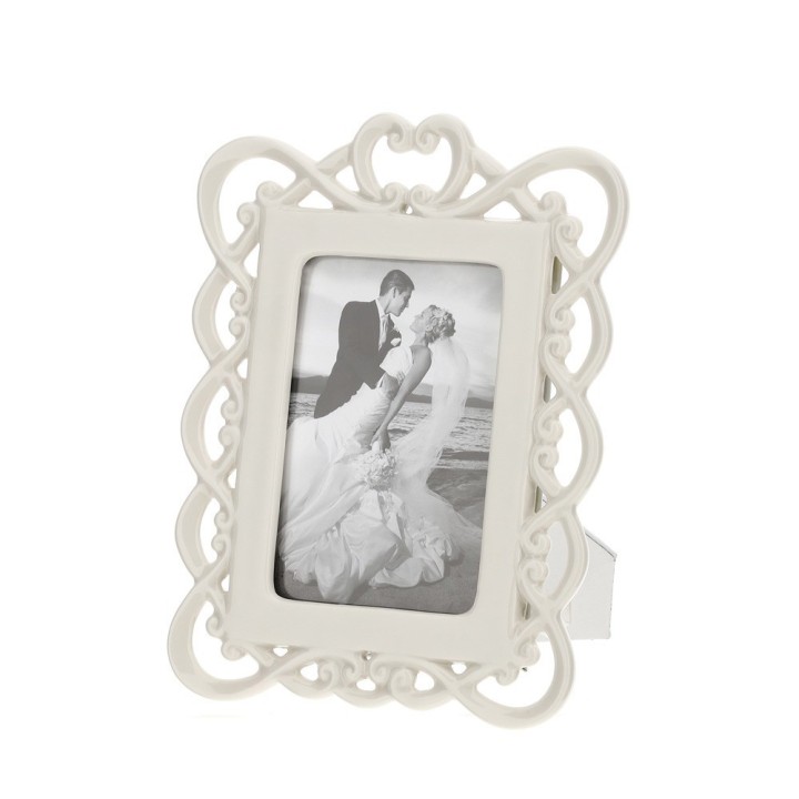 Hervit Cornice Capri porcellana bianca 17 × 21,5 cm