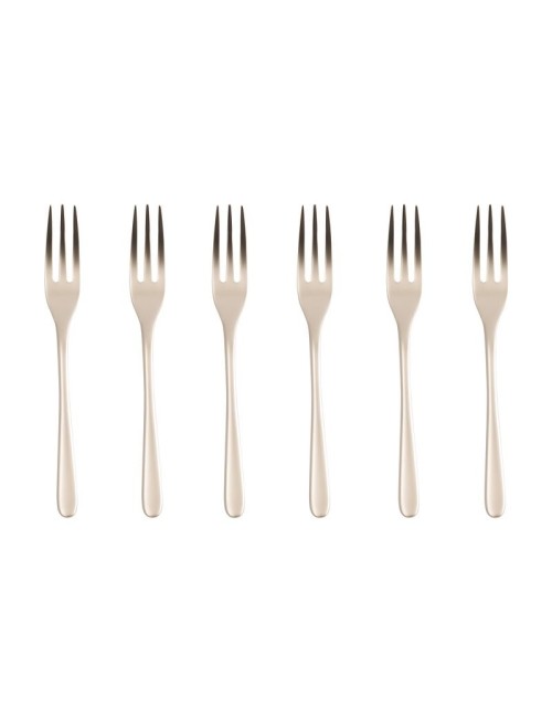 SET 6 FORCH. DOLCE TASTE PVD CHAMPAGNE ANTIQUE