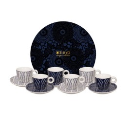 Tokyo Design 6 tazzine espresso Bleu Denimes