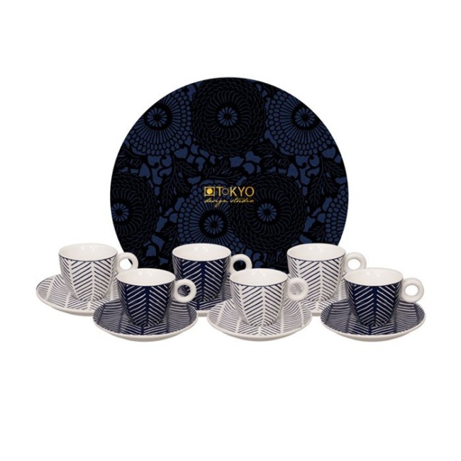 BLEU DENIMES ESPR. MUG+PIATTINO 12PZSET