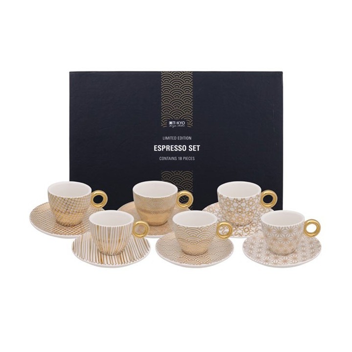Tokyo Design Nippon Gold espresso 18 pezzi