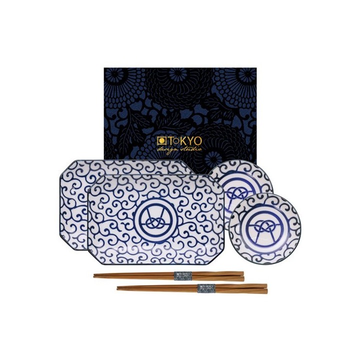 Tokyo Design Set sushi Karakusa 6 pezzi