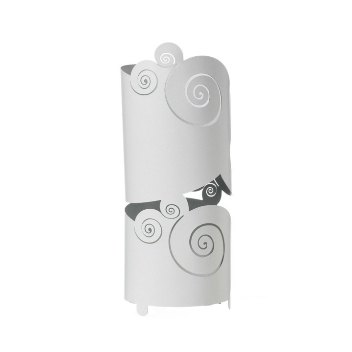 Arti e Mestieri Portaombrelli Circeo bianco marmo Ø 22 cm