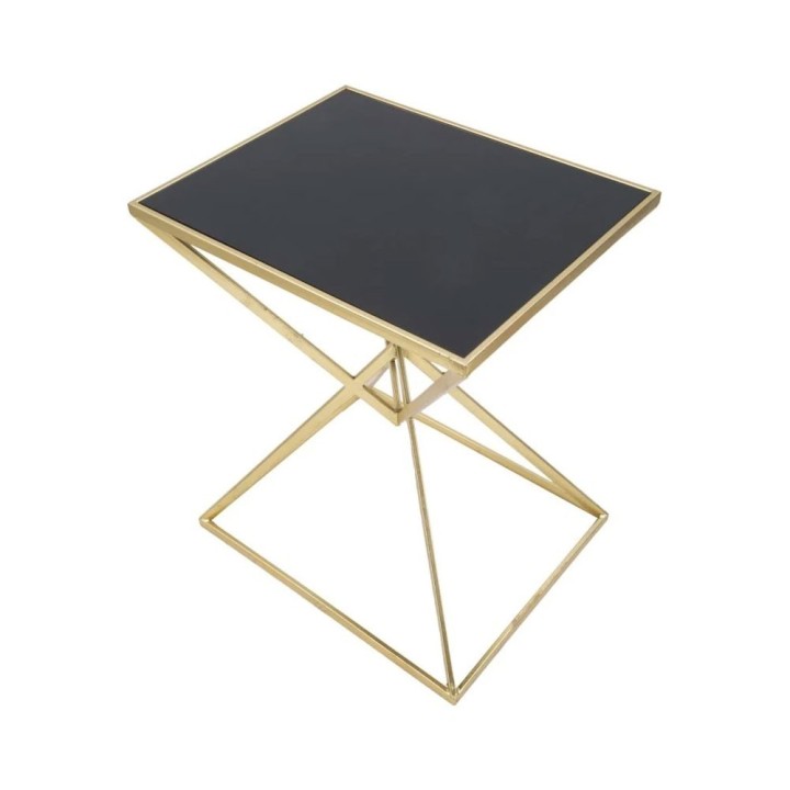 Mauro Ferretti Tavolino Piramid nero e oro 57 × 68 cm