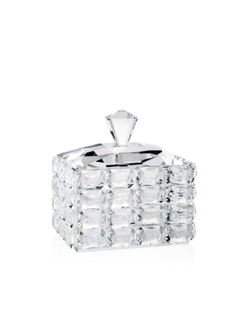 Candida Celiento - Emò Italia, scatola rettangolare in cristallo 13x10x14cm Candida Celiento - Emò Italia, scatola rettangolare in cristallo 13x10x14cm