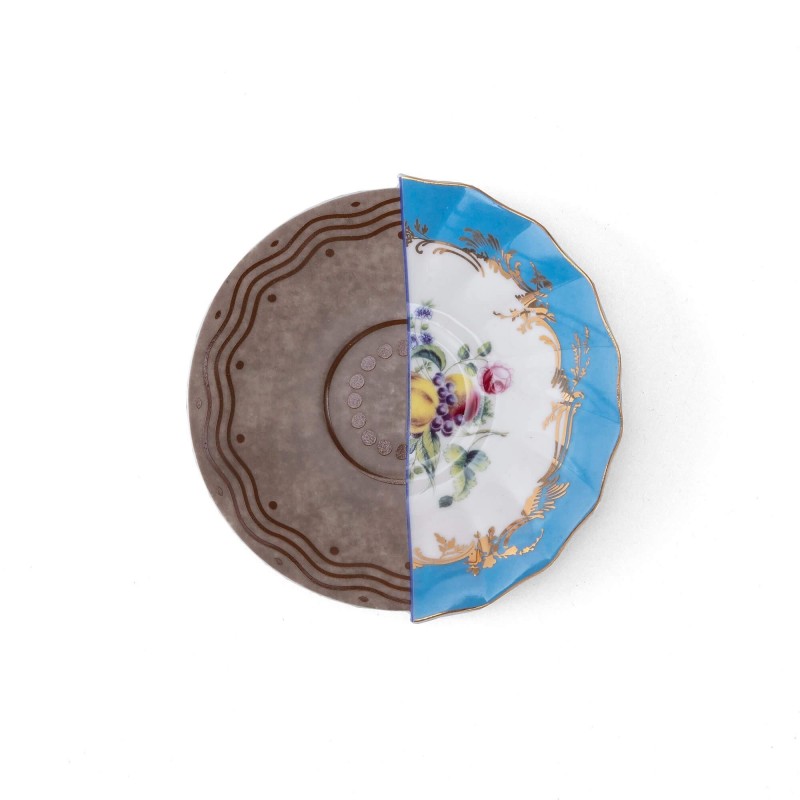 TAZZA DA T? CON PIATTINO IN PORCELLANA "HYBRID-KER