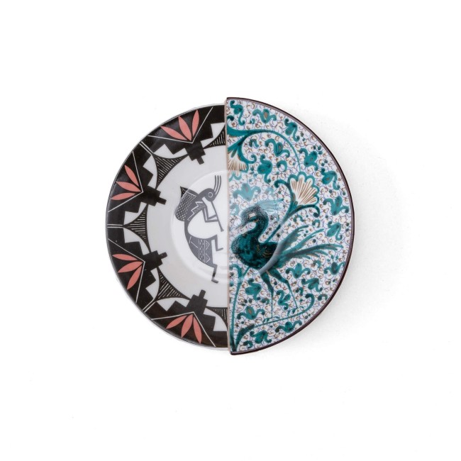 TAZZA DA T? CON PIATTINO IN PORCELLANA "HYBRID-ASP