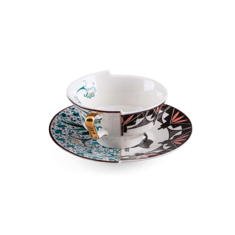 TAZZA DA T? CON PIATTINO IN PORCELLANA "HYBRID-ASP
