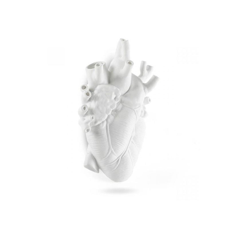 VASO IN RESINA "LOVE IN BLOOM GIANT" Cm.42x20 h.60