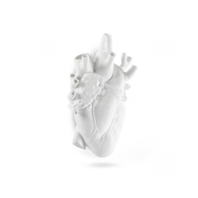 VASO IN RESINA "LOVE IN BLOOM GIANT" Cm.42x20 h.60