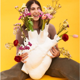 Seletti Vaso Love in Bloom Giant bianco 60 cm